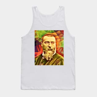 Jean-Baptiste Alphonse Karr Snow Portrait | Jean-Baptiste Alphonse Karr Artwork 15 Tank Top